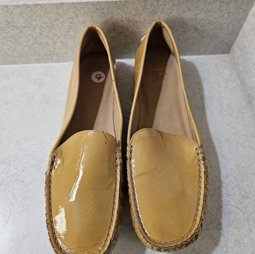 Stuart Weitzman Women's Tan Loafers Size 10M